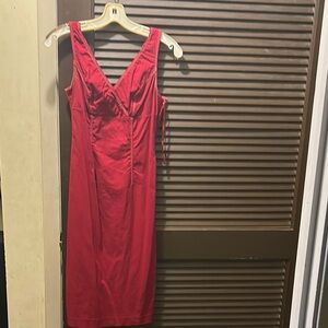 Chic Red Midi Dress